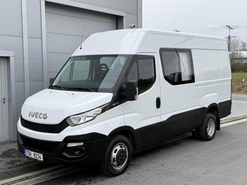 IVECO DAILY 35C-13, 7-MÍST, DPH, Tupláky, 2016